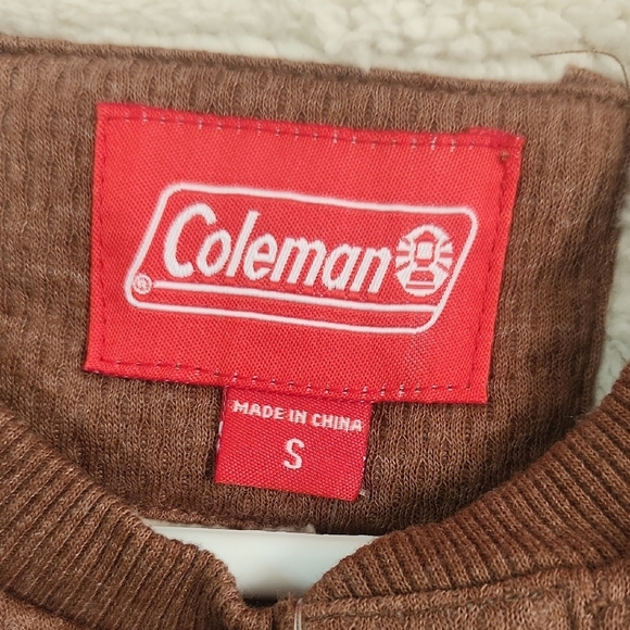 Coleman Brown Crewneck Sweater Soft Comfortable Fit - Picture 2 of 5